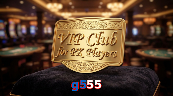Main screen of G555 vip page for PK players